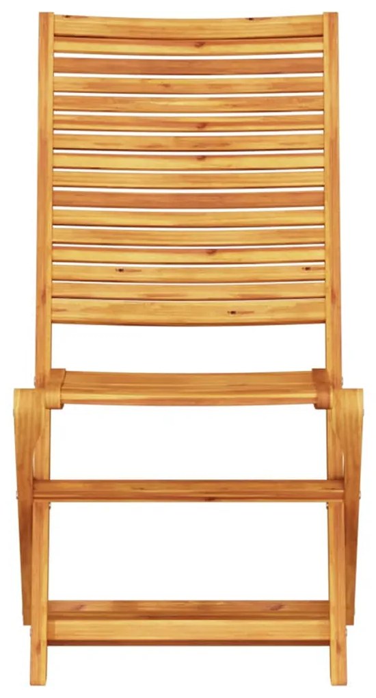 vidaXL Φορητό Σετ Μπιζερί 3 pcs Καφέ Στερεό Ξύλο Ακακίας