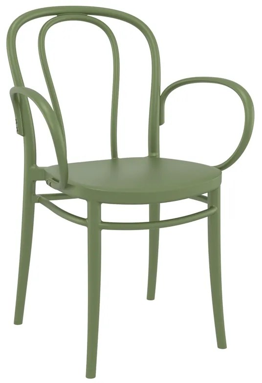 ΠΟΛΥΘΡΟΝΑ ΒΙΚΤΟΡ XL OLIVE GREEN ΠΟΛ/ΝΙΟΥ 57Χ52Χ85εκ.