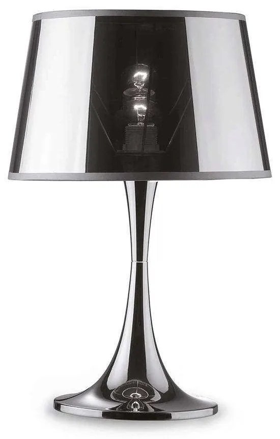 Φωτιστικό Επιτραπέζιο London 032375 32x48,5cm 1xE27 60W Chrome Ideal Lux