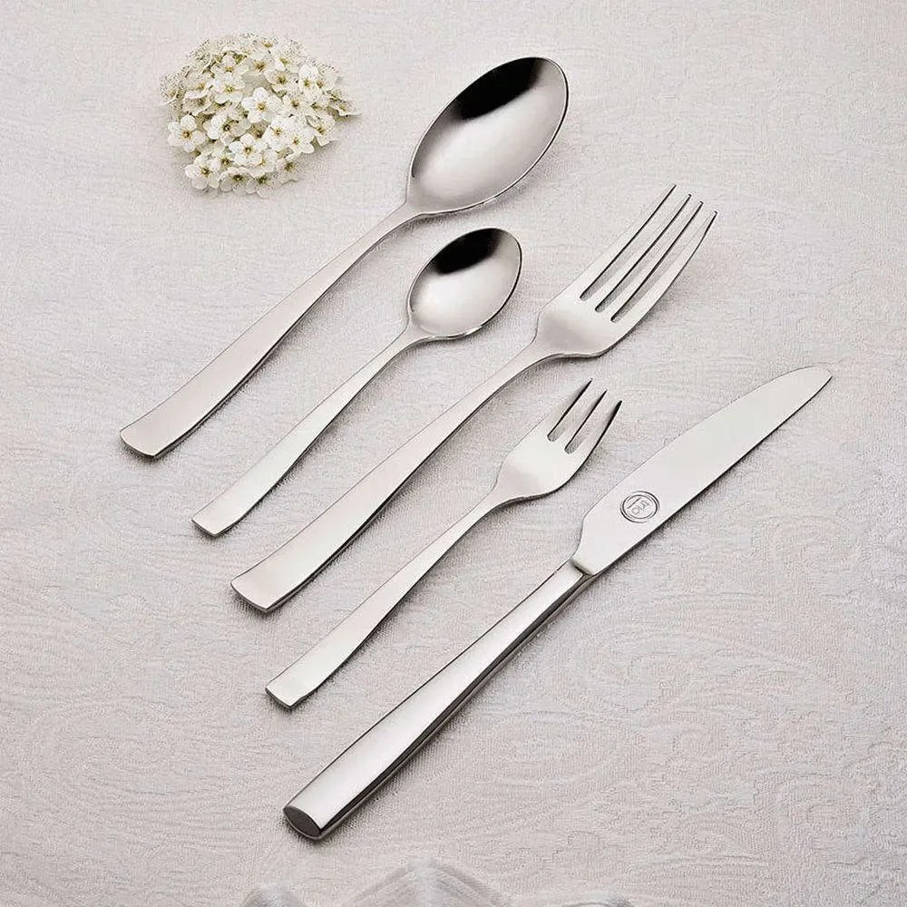 Σετ Ανοξείδωτα Μαχαιροπίρουνα Osaka 18/10 Σε Βαλίτσα - 3mm - Cryspo Trio - 72τμχ