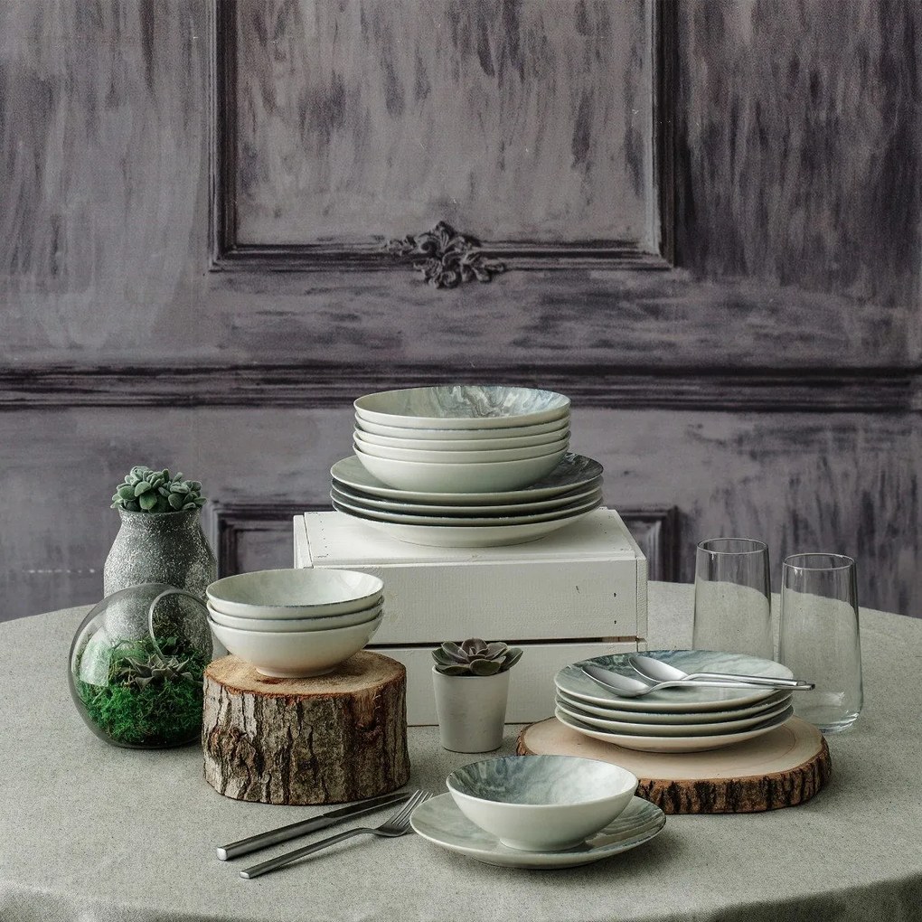 Dinner Set (24 Pieces) GBSATN24Y410050 Multicolor