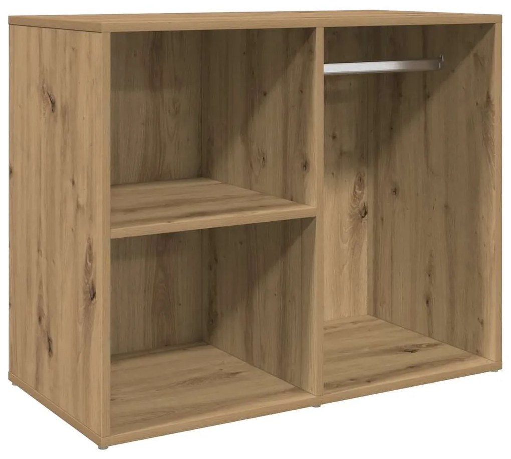 vidaXL Ντουλάπι ντύσιμο Artisan δρυς 80x40x65 cm Κατασκευασμένο ξύλο