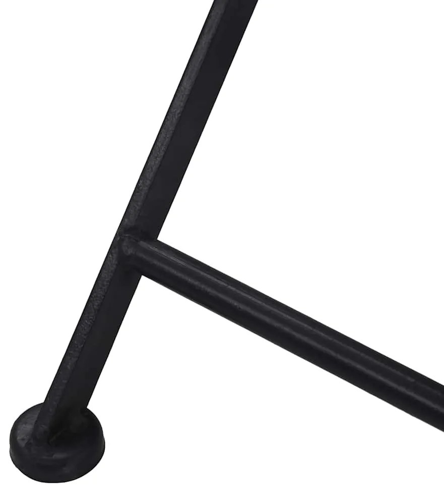 vidaXL Καρέκλες Bistro «Μωσαϊκό» 2 τεμ. Καφέ Κεραμικές