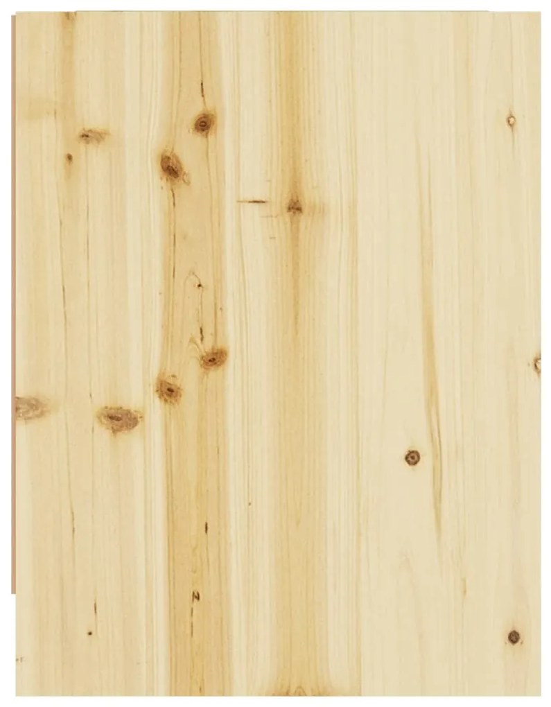 vidaXL Κομοδίνο 40 x 30,5 x 40 εκ. από Μασίφ Ξύλο Ελάτης