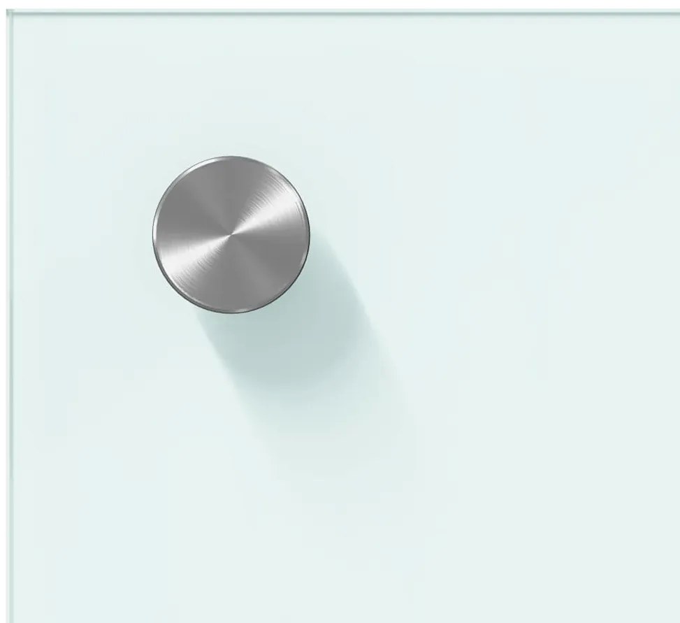 vidaXL Πίσω Πάνελ Κουζίνας Λευκό 90 x 40 cm σκληρυμένο γυαλί