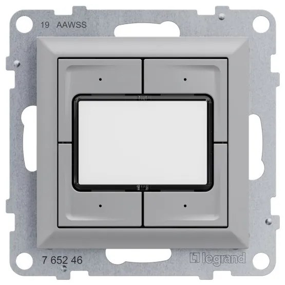 SCS Διακόπτη Σεναρίων Aluminium  SEANO 765712 Legrand 765712