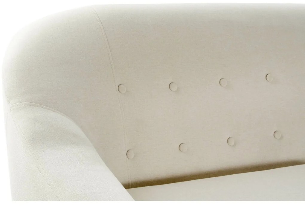 Γωνιακός Καναπές DKD Home Decor Κρεμ ξύλο καουτσούκ 226 x 144 x 84 cm
