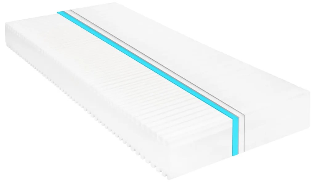 vidaXL Καναπές Κρεβάτι με Στρώμα 90 x 200 εκ. Γκρι Μασίφ Ξύλο Πεύκου
