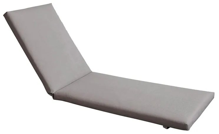 SUNLOUNGER Μαξιλάρι Ξαπλώστρας Textilene Γκρι με Φερμουάρ &amp; Velcro (Foam Polyester)  196(78 118)x60x7cm [-Γκρι-] [-Textilene-] Ε2017,91