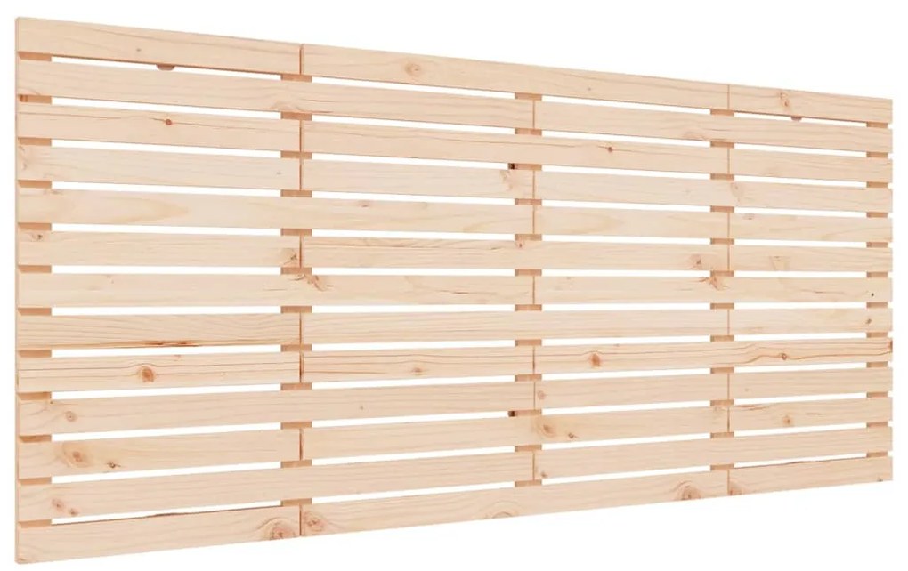 vidaXL Κεφαλάρι Επιτοίχιο 206 x 3 x 91,5 εκ. από Μασίφ Ξύλο Πεύκου