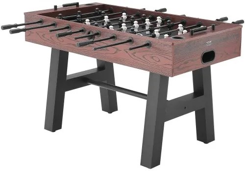 VEVOR Foosball Table, 55 inch Standard Size Foosball Table, Indoor Full Size Foosball Table for Home, Family, and Game Room, Soccer with Foosball Table Set, Includes 4 Balls and 2 Cup Holders