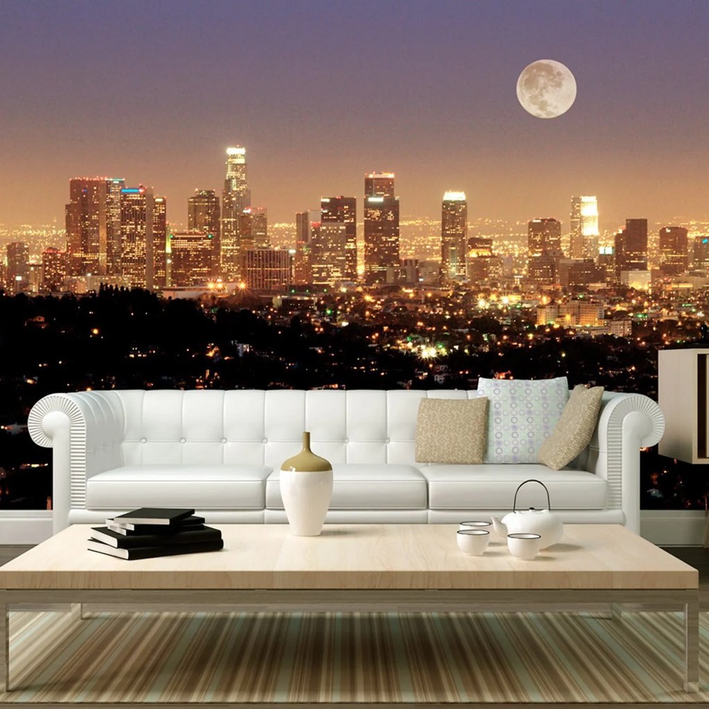 Φωτοταπετσαρία - The moon over the City of Angels 300x231