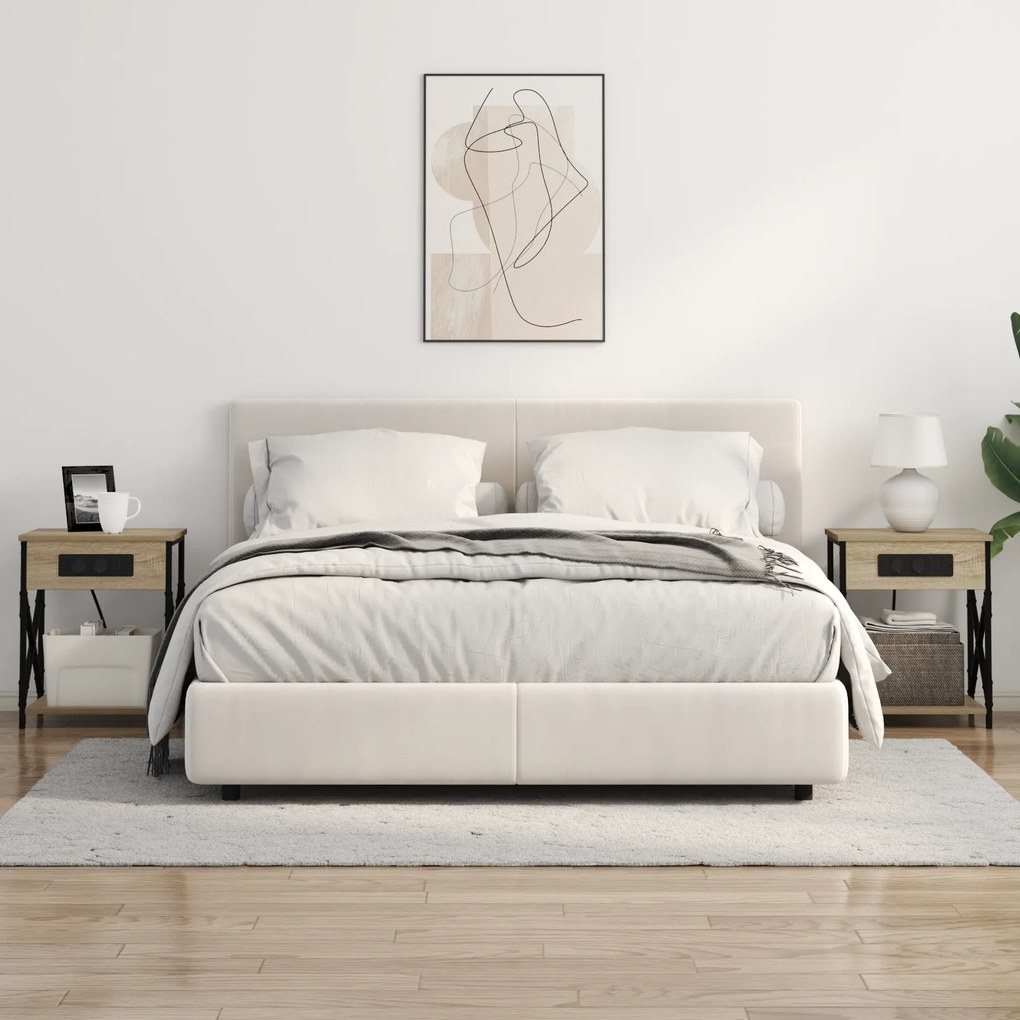 vidaXL Κομοδίνο Sonoma Δρυς 41 x 31 x 51 εκ. Επεξεργασμένο ξύλο