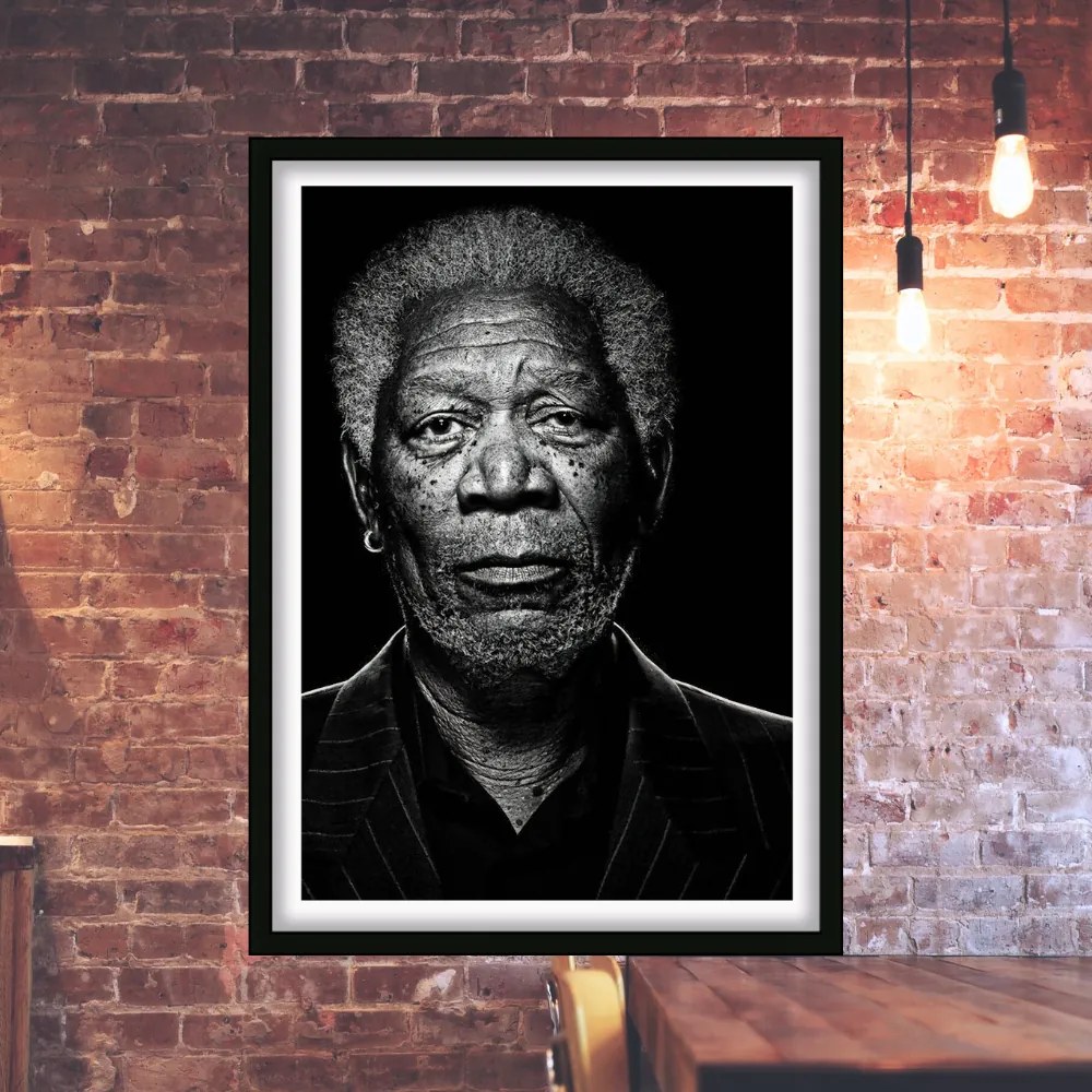 Πόστερ &amp; Κάδρο Morgan Freeman PRT002 40x50cm  Εκτύπωση Πόστερ (χωρίς κάδρο)