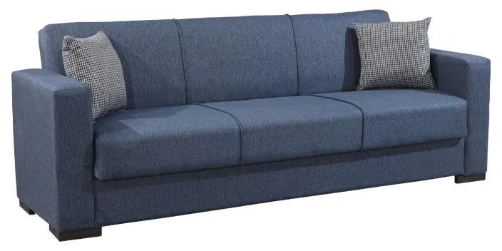 Καναπές - Κρεβάτι New Gracia 3θέσιος Μπλέ 222x84x74 εκ. 222x84x74 εκ.