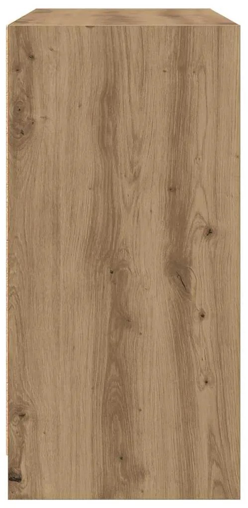 vidaXL Ντουλάπι Artisian Δρυς 102x37x75,5 εκ. από Επεξεργασμένο Ξύλο