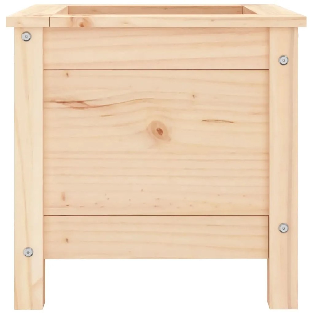 vidaXL Ζαρντινιέρα Κήπου 40 x 40 x 39 εκ. από Μασίφ Ξύλο Πεύκου