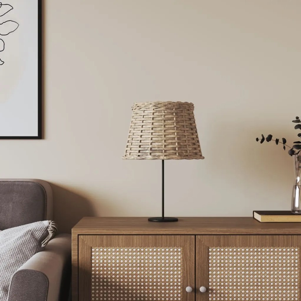 Καπέλο Φωτιστικού Καφέ Ø25x17 εκ. από Wicker