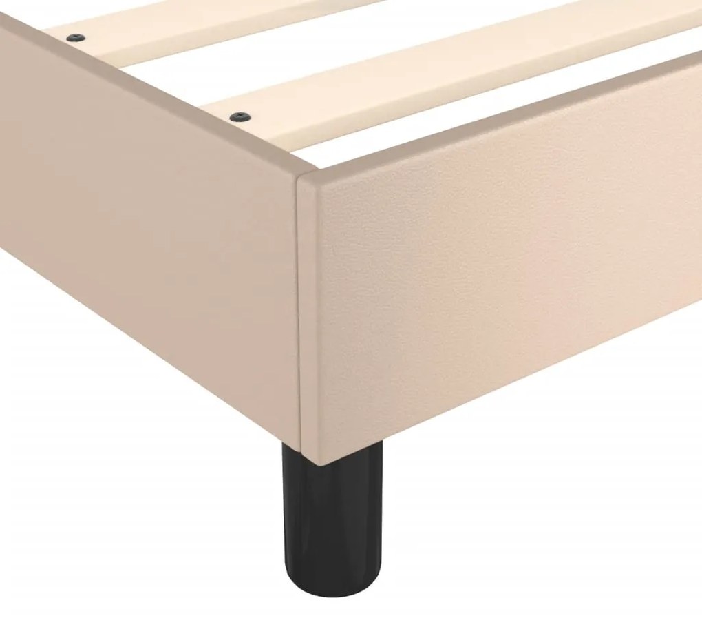 ΠΛΑΙΣΙΟ ΚΡΕΒΑΤΙΟΥ BOXSPRING ΚΑΠΟΥΤΣΙΝΟ 180X200ΕΚ. ΣΥΝΘΕΤ. ΔΕΡΜΑ 3121064