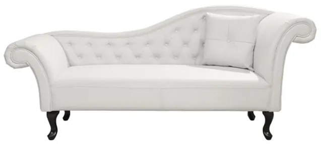 ΑΝΑΚΛΙΝΔΡΟ T.CHESTERFIELD NIOVI HM3008.02 PU ΛΕΥΚΟ ΔΕΞΙ ΜΠΡΑΤΣΟ 190x61x84Yεκ. (1 Τεμμάχια)