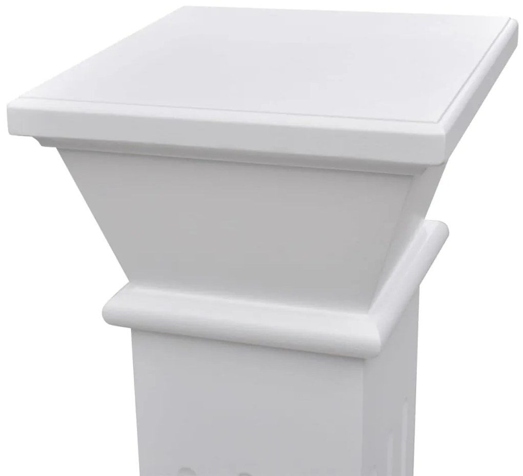 Ανθοστήλη Κολόνα με Κλασικό Σχέδιο Τετράγωνη από MDF