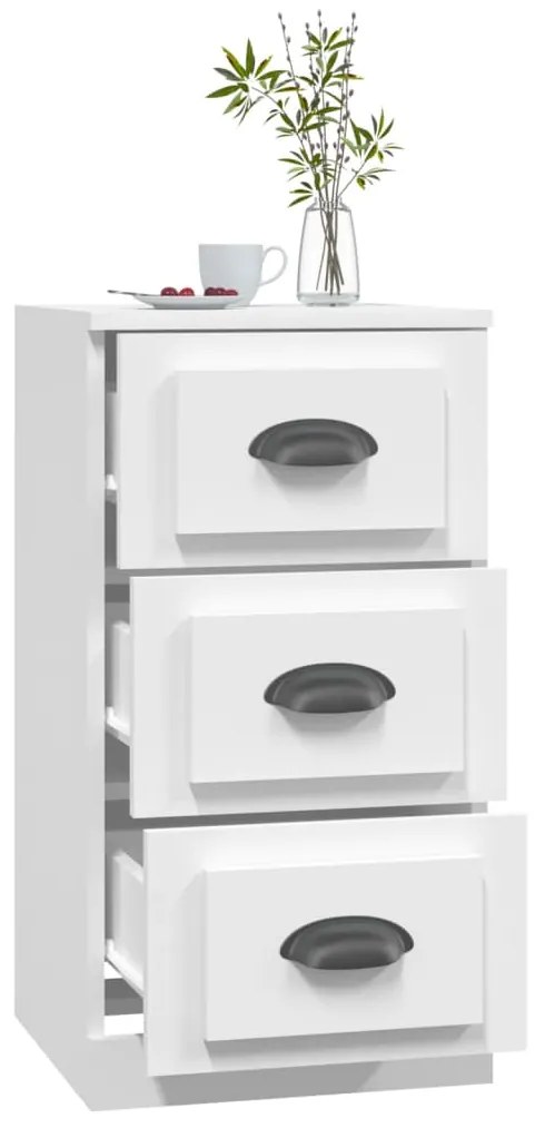 vidaXL Ντουλάπι Λευκό 36 x 35,5 x 67,5 εκ. από Επεξεργασμένο Ξύλο