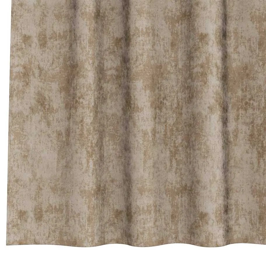 vidaXL Κουρτίνα με κουρτίνες 2 pcs Μπρονζέ 175 x 140 εκ. Βελούδο