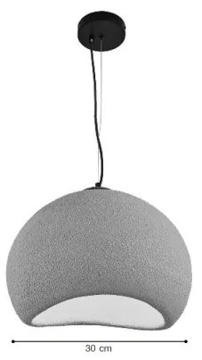 Κρεμαστό Φωτιστικό Οροφής E27 IP20 Γκρι 4053-D Inlight-4053-D-Γκρι 4053-D