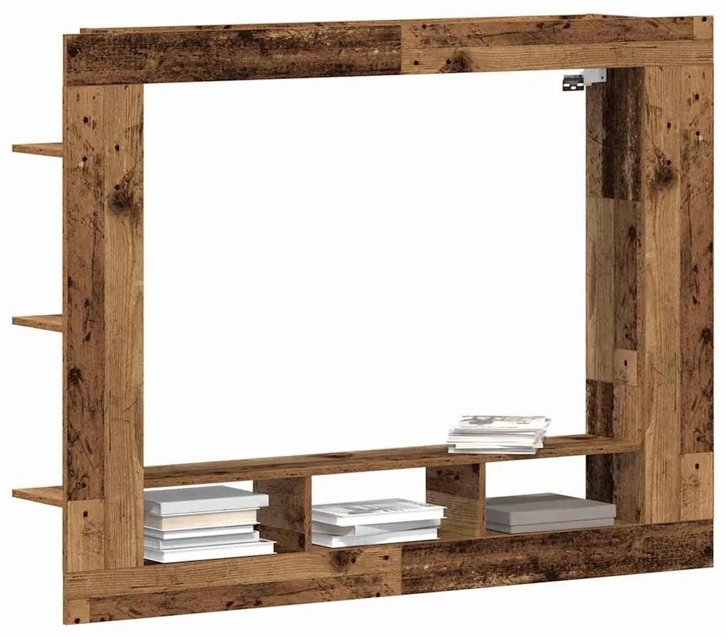 vidaXL Ντουλάπι TV Παλαιό ξύλο 152 x 22 x 113 εκ. Επεξεργασμένο ξύλο