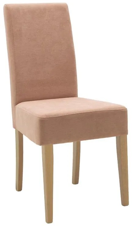 Καρέκλα Ditta ύφασμα σάπιο μήλο - πόδι sonoma 44x56x96 εκ. 2αδα 44x56x96 εκ.