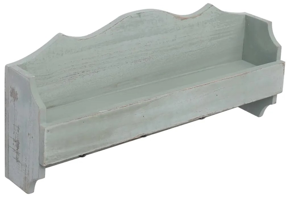 vidaXL Κρεμάστρα Τοίχου Πράσινη 50 x 10 x 23 εκ. Ξύλινη
