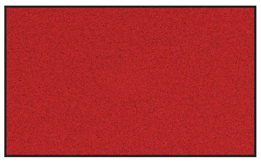 vidaXL Χαλάκι Εξώπορτας Κόκκινο και Μαύρο 90 x 150 cm