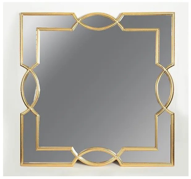 Καθρέφτης Μεταλλικός Κορνίζα Χρυσό 80x3x80cm 751-11036 Estheti-751-11036-Χρυσό 751-11036