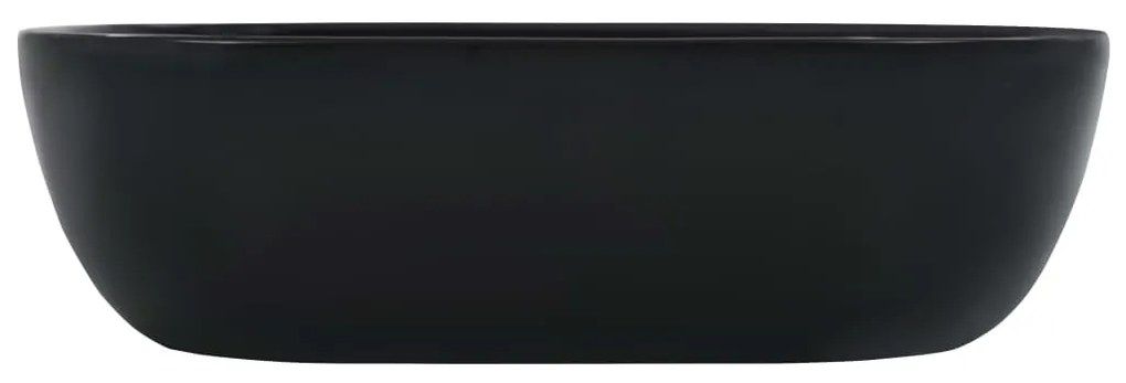 vidaXL Νιπτήρας Μαύρος 45,5 x 32 x 13 εκ. Κεραμικός
