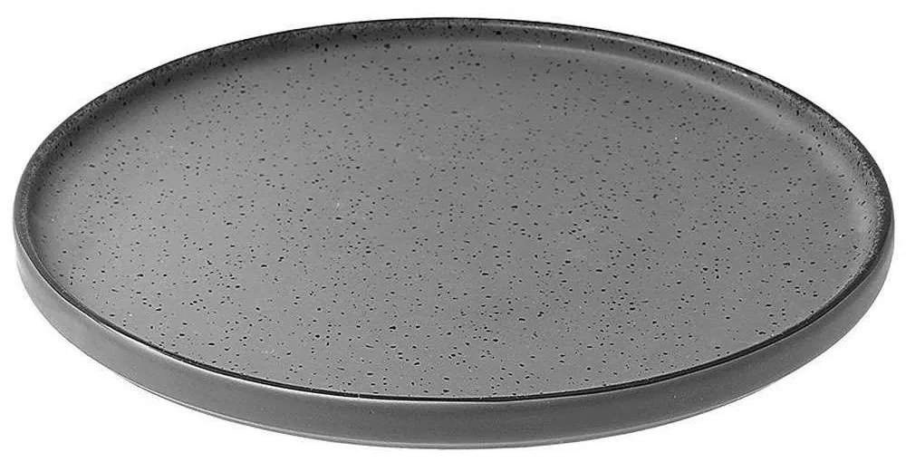 Πιάτο Ρηχό Terra 07-16333 21cm Grey Estia Πορσελάνη