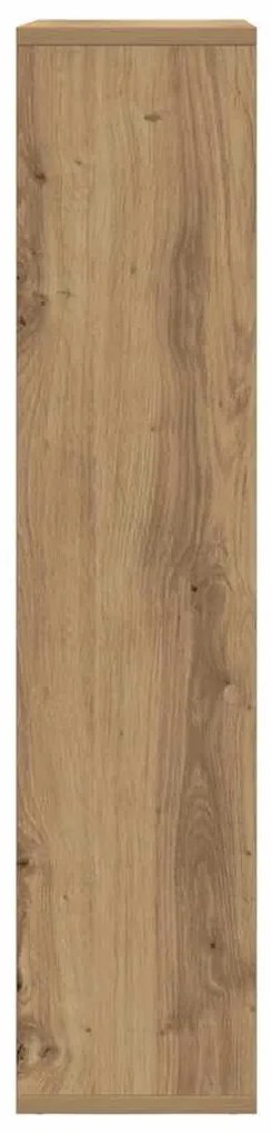 vidaXL Βιβλιοθήκη Αρτισιανή Δρυς 63x20x90 εκ. από Επεξεργασμένο Ξύλο