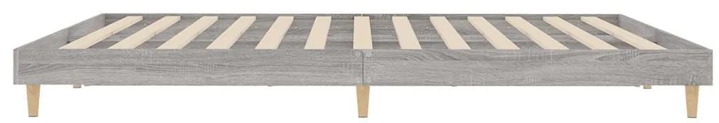 vidaXL Πλαίσιο Κρεβατιού Γκρι Sonoma 120x200 εκ. Επεξεργασμένο Ξύλο