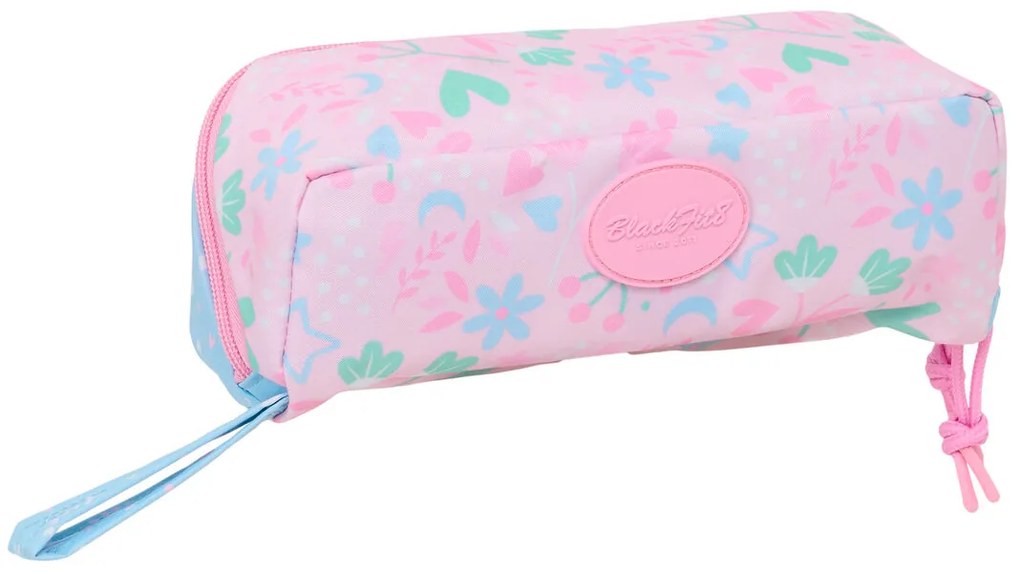 Κασετίνα BlackFit8 Smile Ροζ Ανοιχτό Μπλε 20 x 8 x 8 cm