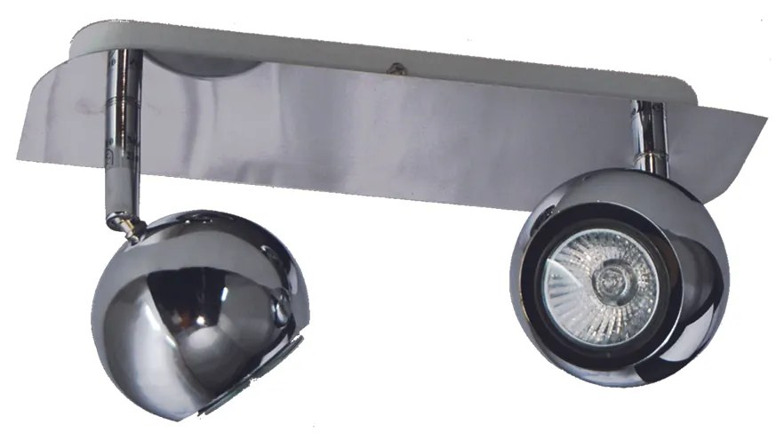 Φωτιστικό Οροφής - Σποτ HS-2117-02 SPHERA PLATED CHROME,SPOT 1B1 - 77-2074 - 21W - 50W - 77-2074