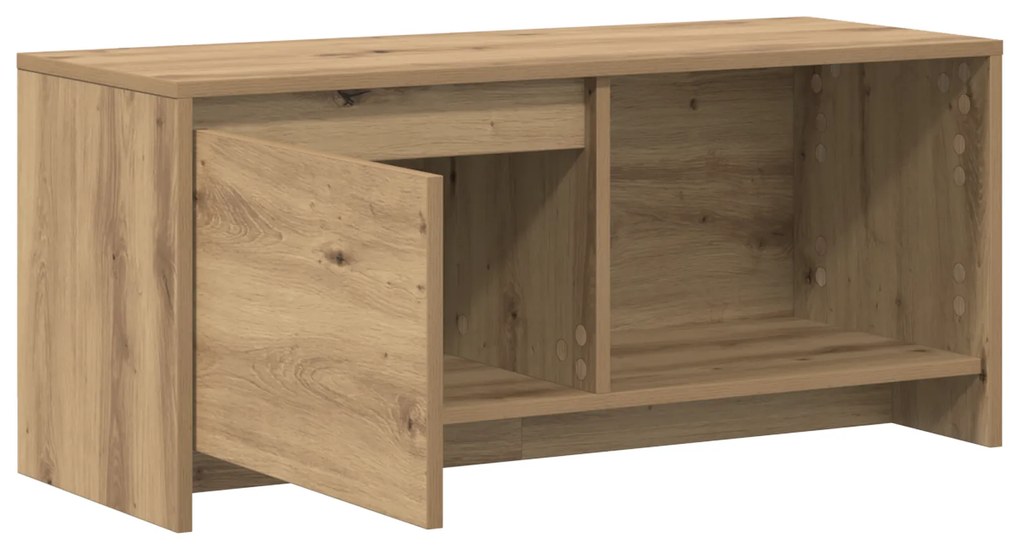 vidaXL Βάση TV artisan δρυς 90 x 35 x 40 εκ. Επεξεργασμένο ξύλο