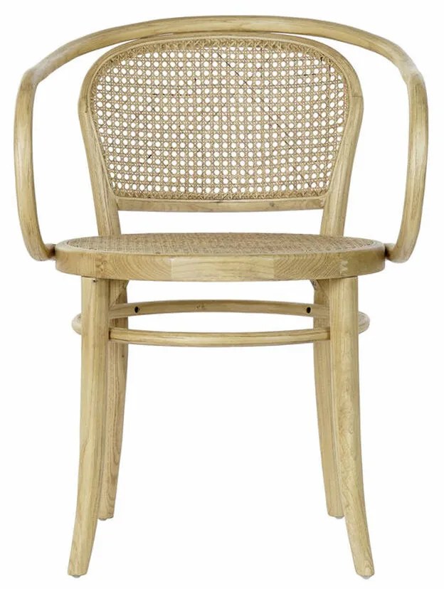 Καρέκλα Τραπεζαρίας DKD Home Decor Φυσικό ρατάν ξύλο φτελιάς 58 x 58 x 79,5 cm