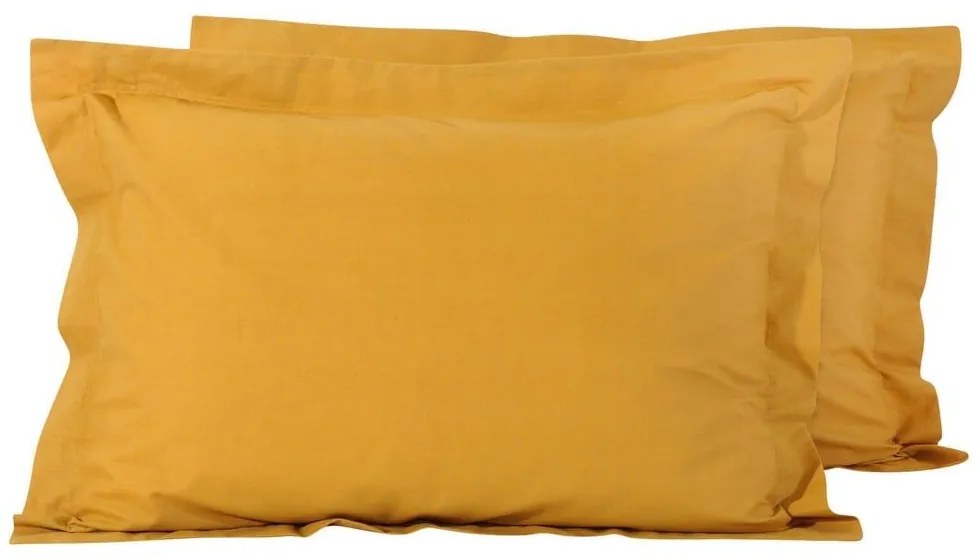Μαξιλαροθήκες 1019 (Σετ 2τμχ) Ocher Das Home 50Χ70 100% Cotton
