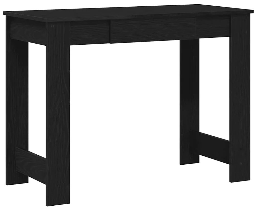 vidaXL Γραφείο Μαύρο 100x45x75 εκ. από Επεξεργασμένο Ξύλο
