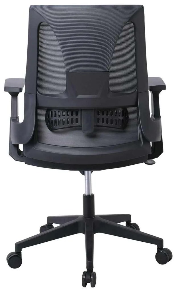 BF8760 Πολυθρόνα Γραφείου Mesh Γκρι , Ύφασμα Γκρι 65x62x97/107cm