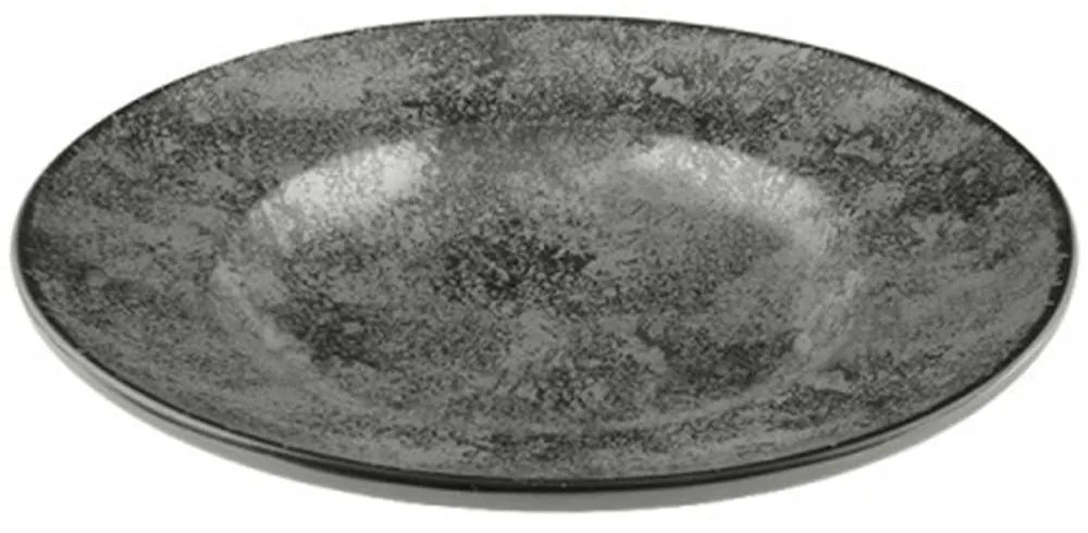 Πιάτο Pasta Πορσελάνινο PR18274624 27cm Grey Oriana Ferelli® Porcelain
