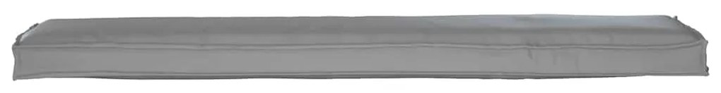 vidaXL Σετ Μαξιλαριών Πάγου 2 pcs Γκρι 180 x 40 x 8 εκ. Ύφασμα Oxford