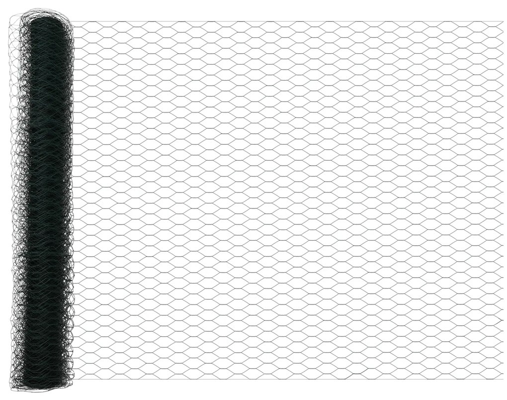 vidaXL Στυλοί Φράχτη 11 τμχ U-Channel Πράσινος 140 εκ Χάλυβας