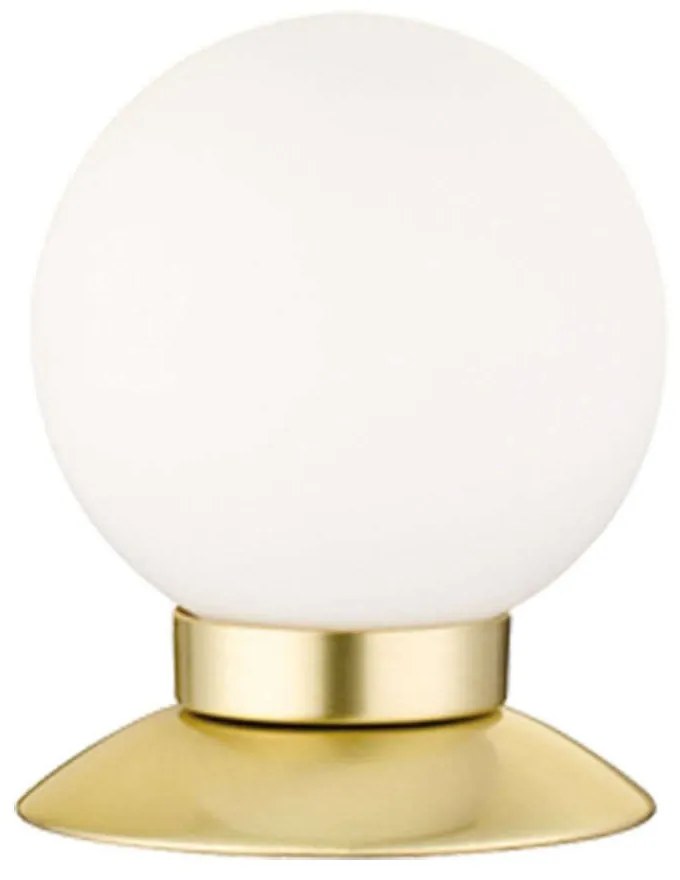 Φωτιστικό Επιτραπέζιο Princess R52551908 3W Led Φ10cm 13cm Brass Mat RL Lighting Metal, Glass