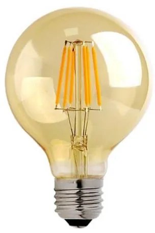 Λαμπτήρας LED G80 Bulb 4W E27 3000K 200-220V amber 8x8x12 εκ.