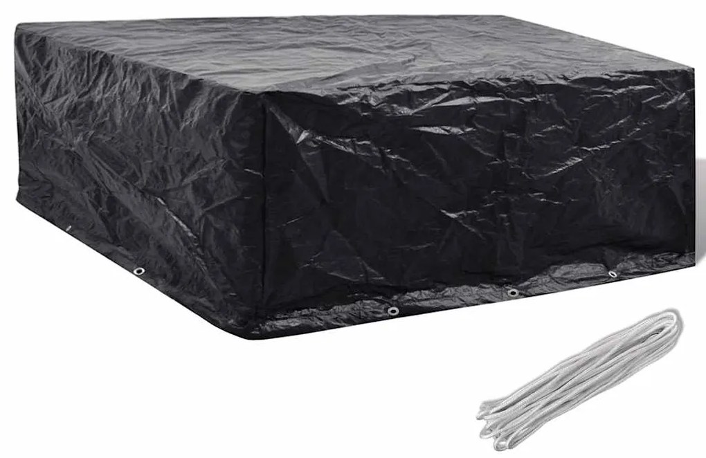 vidaXL Κάλυμμα Επίπλων Κήπου με 8 Κρίκους 260 x 260 x 90 εκ.